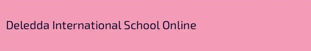 Deledda International School Online